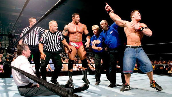 John Cena Batista Royal Rumble vince mcmahon quads