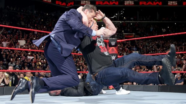 Steve Austin Vince McMahon Raw 25