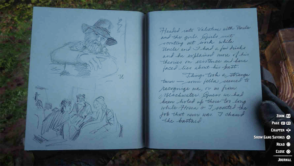 Red Dead Redemption 2 Arthurs Journal