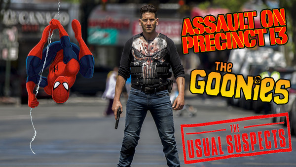 The Punisher Season 2 Spider Man Assault On Precinct 13 Goonies Usual Suspects