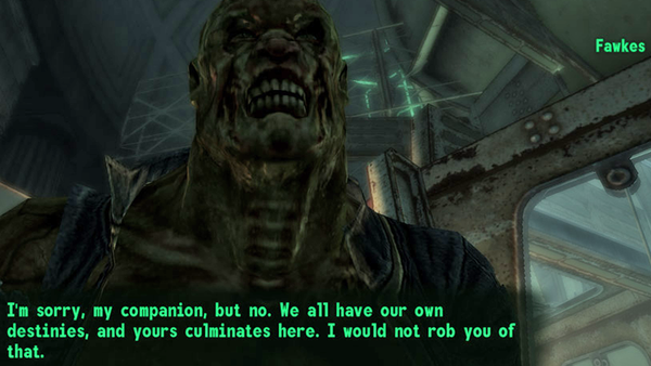fallout 3 where is fawkes