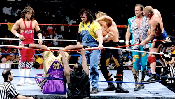 Royal Rumble 1996 Henry Godwinn Bob Holly Mabel Triple H