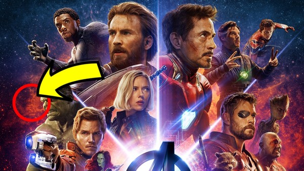 avengers infinity war IMAX poster easter eggs