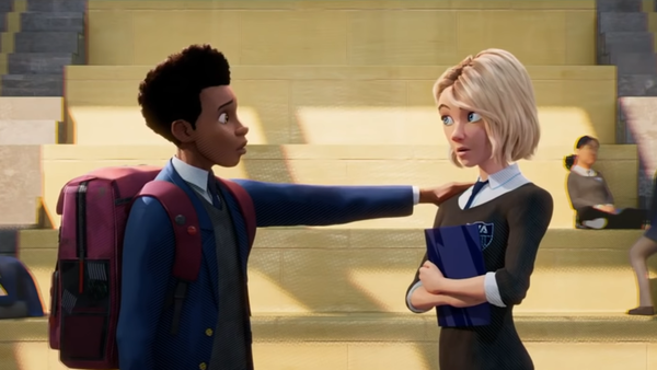 spider man into the spider verse miles morales gwen stacy