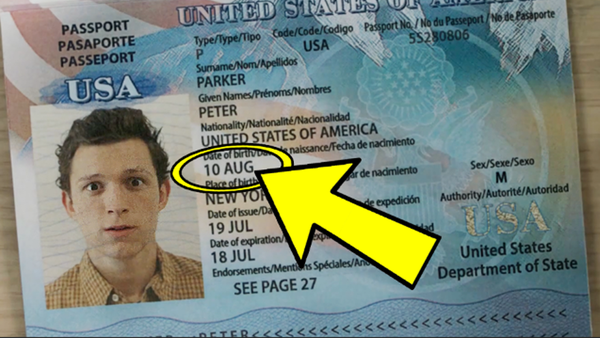 Spider-Man Far From Home Peter Parker Passport