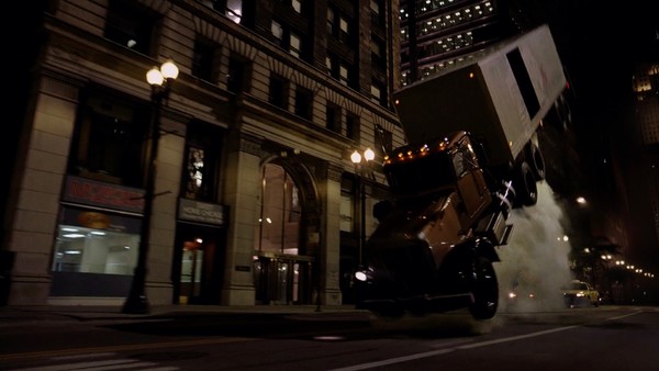 The Dark Knight Truck Flying