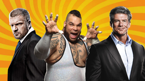 Brodus Clay Triple H Vince McMahon