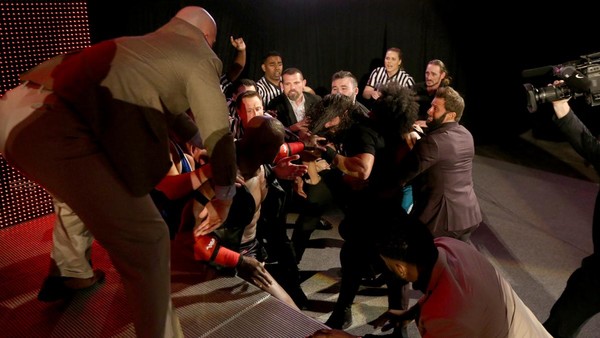 Seth Rollins brawl