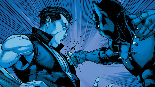 Black Panther Stabs Namor