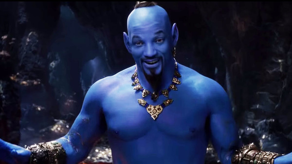 Aladdin Finally Disney Reveals Will Smiths Proper Blue Genie 