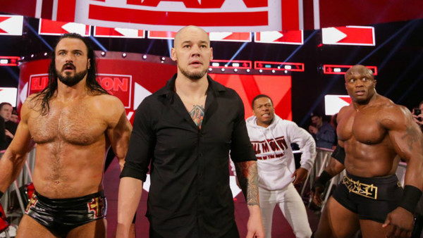 Drew McIntyre Bobby Lashley Lio Rush Baron Corbin