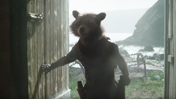 Avengers Endgame Super Bowl Rocket Raccoon 