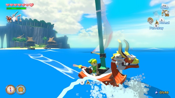 Zelda Wind Waker Sailing