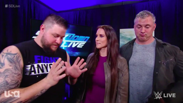 Kevin Owens Shane Stephanie McMahon