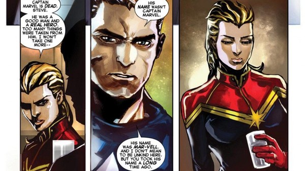 Captain America Captain Marvel Name 1