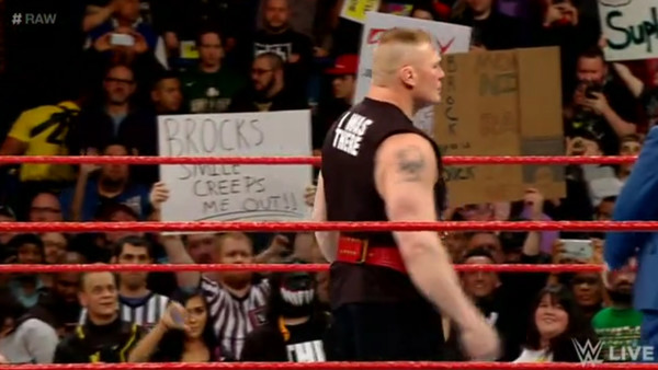 Brock Lesnar Fan Sign