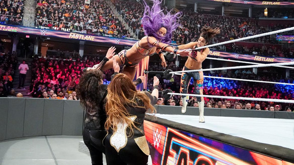 WWE Fastlane 2019 Nia Jax Tamina Sasha Banks Bayley