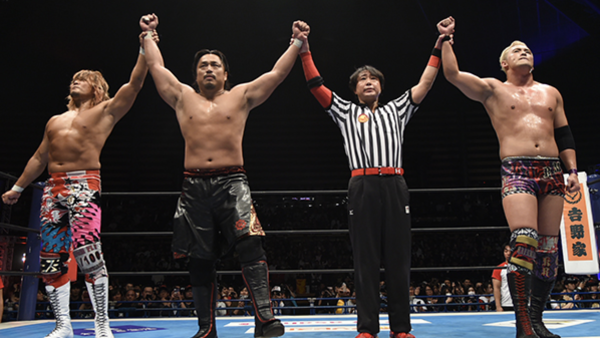 Hiroshi Tanahashi Hirooki Goto Kazuchika Okada