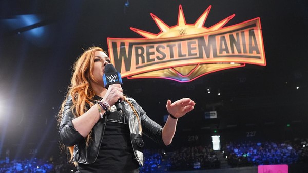 Becky Lynch WrestleMania sign