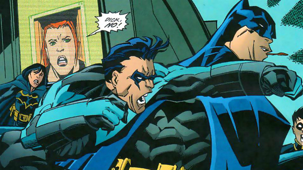 Nightwing Punches Batman