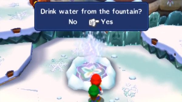 Mario Luigi Dream Team Fountain