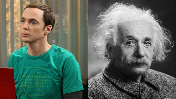 Sheldon Cooper & Albert Einstein