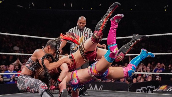 Bianca Belair Io Shirai Kairi Sane NXT TakeOver New York