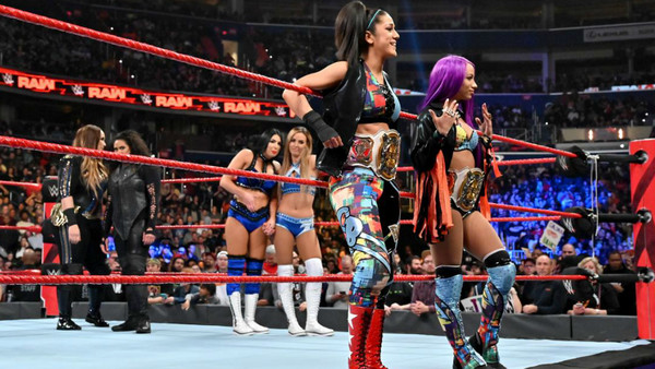 Sasha Banks Bayley The IIconics Nia Jax Tamina