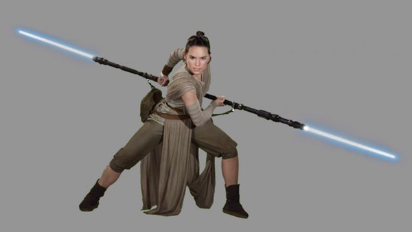 Star Wars Rey Staff Lightsaber
