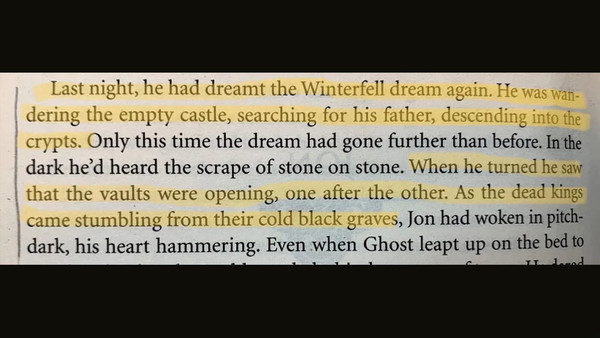 Game Of Thrones Jon S Dream