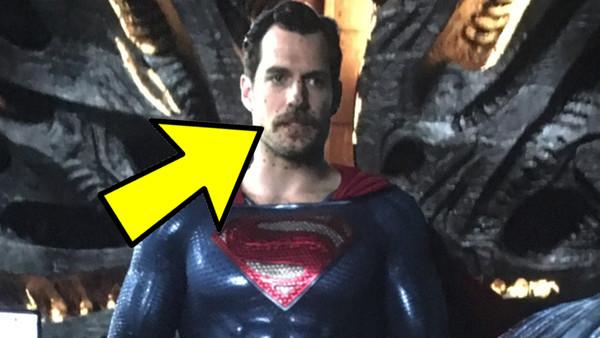 Justice League Superman Mustache