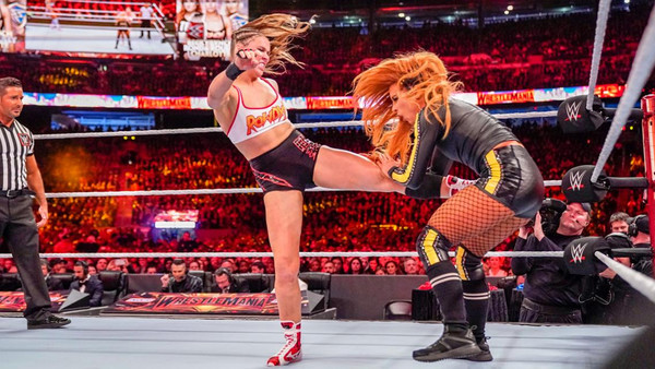 WWE WrestleMania 35 Ronda Rousey Becky Lynch