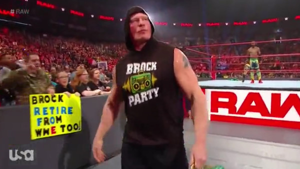 Brock Lesnar Fan Sign