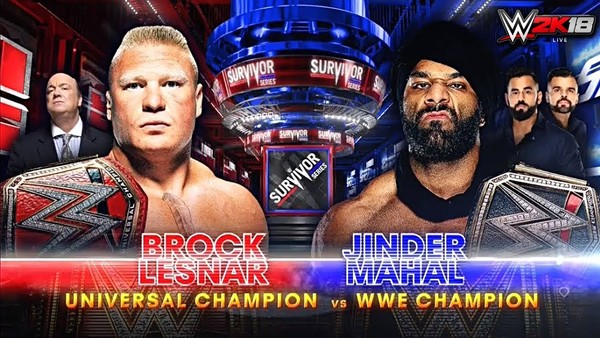 Brock Lesnar Jinder Mahal