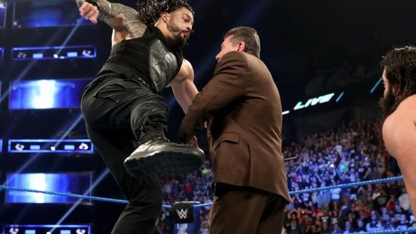 Roman Reigns Vince McMahon SmackDown