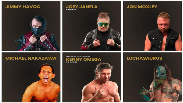 aew roster page