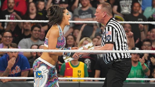 bayley cashes in