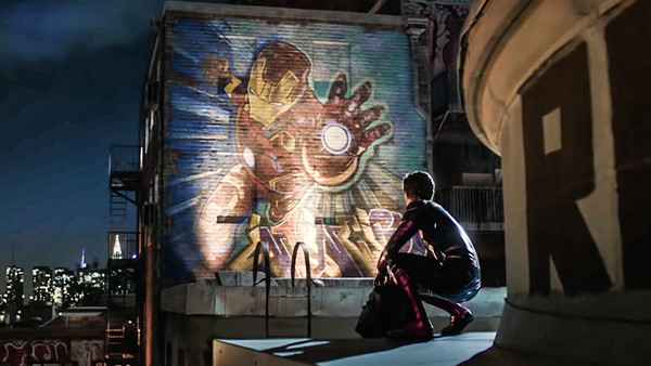 Spider Man Far From Home Iron Man Mural