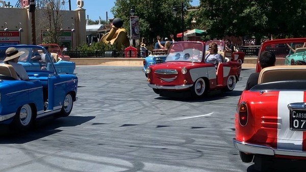 Luigi Rollickin Roadsters Disneyland California Adventure