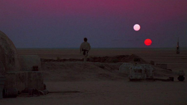 Star Wars Binary Sunset