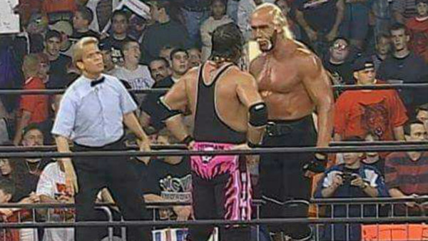 Hulk Hogan Bret Hart WCW Nitro