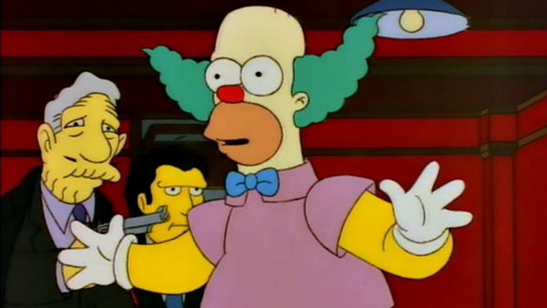 The Simpsons Krusty Homer