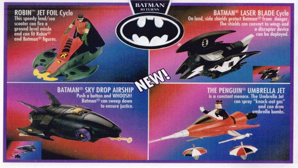 Batman Returns Vehicle Toys