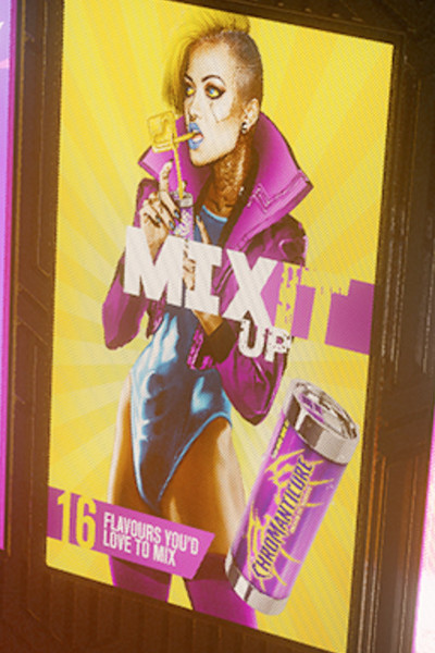 Transgender Billboard Cyberpunk 2077