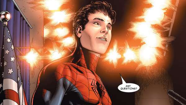 Spider-Man unmasked Civil War