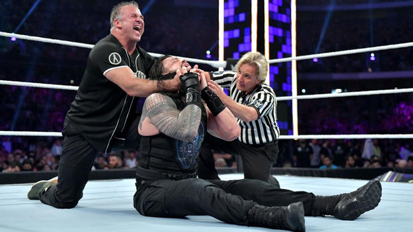 WWE Super Showdown 2019 Shane McMahon Roman Reigns