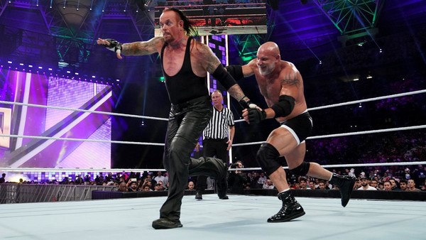 WWE Super Showdown Undertaker Goldberg
