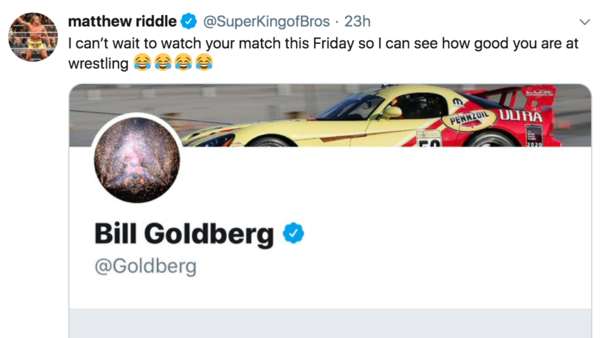 Matt Riddle Goldberg