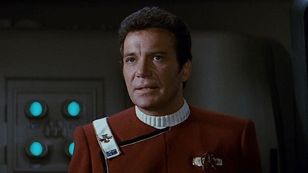 Star Trek the Wrath of Khan Captain Kirk William Shatner