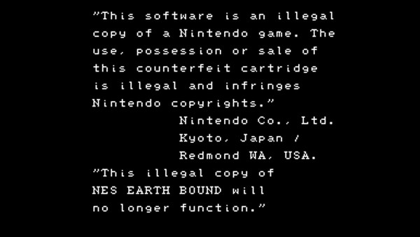 Earthbound Piracy
